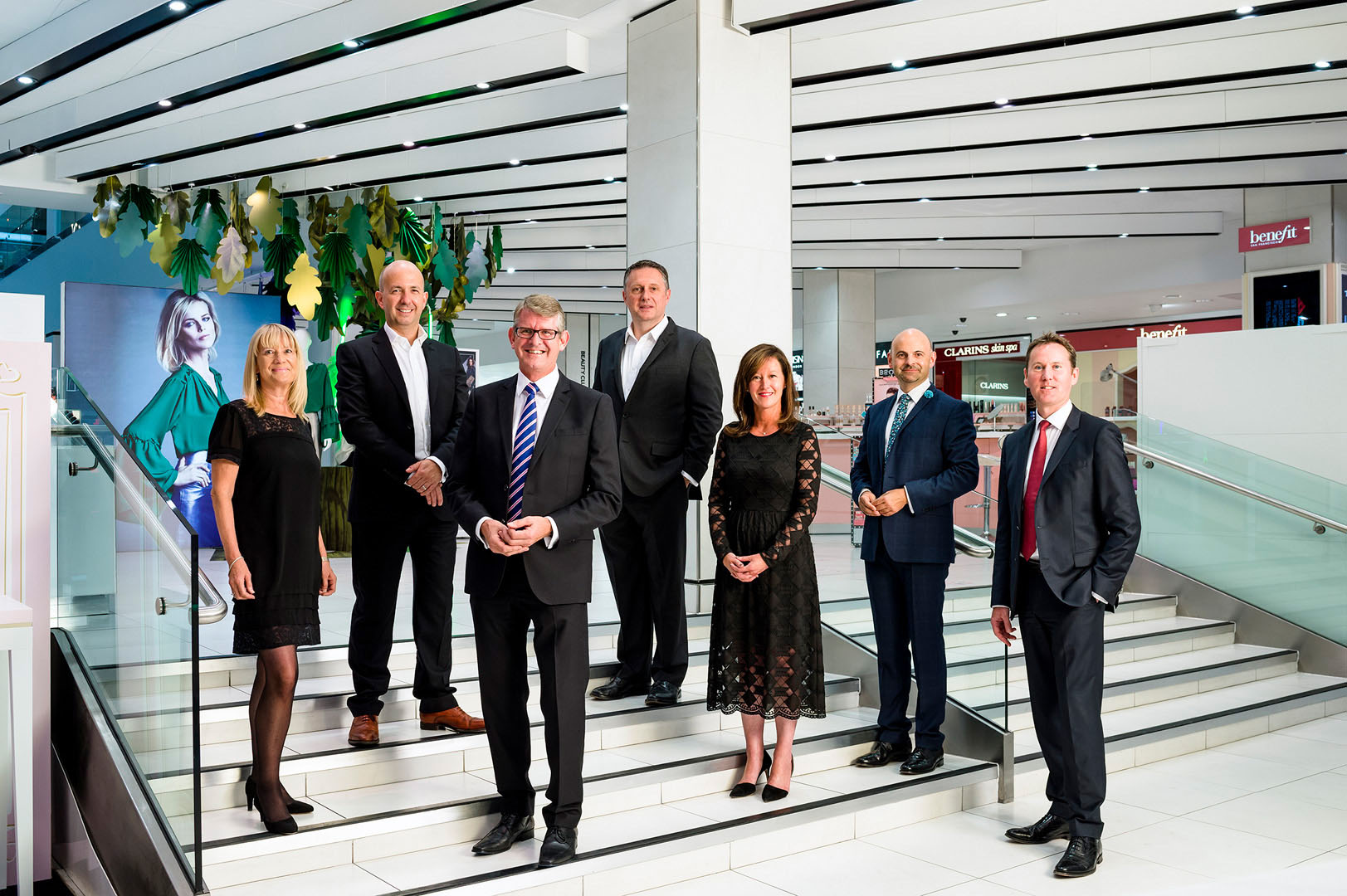 Retail Management Group portrait in Department Store