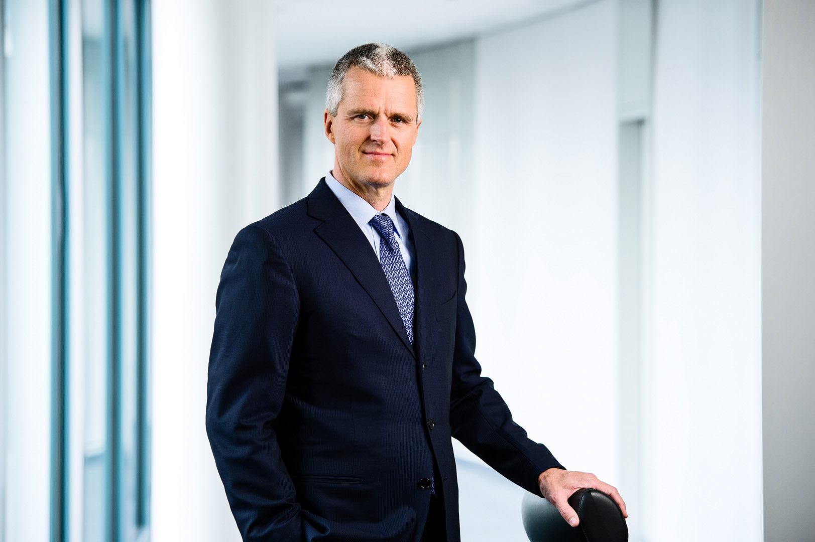 Formal portrait of German Male Director