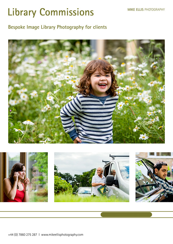 PDF of Bespoke Image Library phtography for clients from Mike Ellis Photography