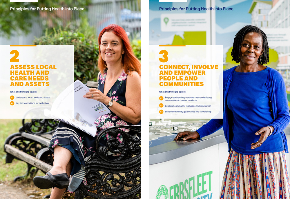 2 selected pages from NHS Healthy New Towns Reports