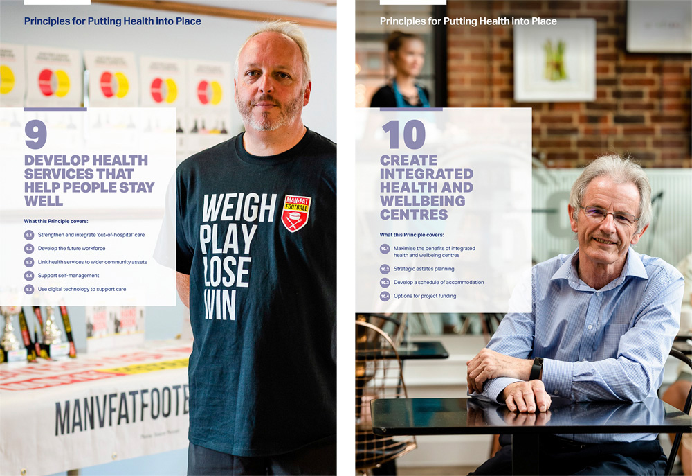 2 selected pages from NHS Healthy New Towns Reports