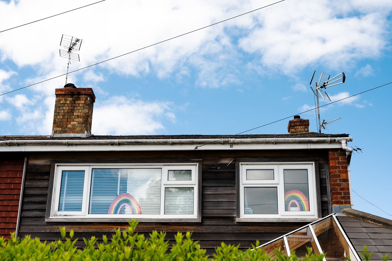 Rainbows in windows during Lockdown